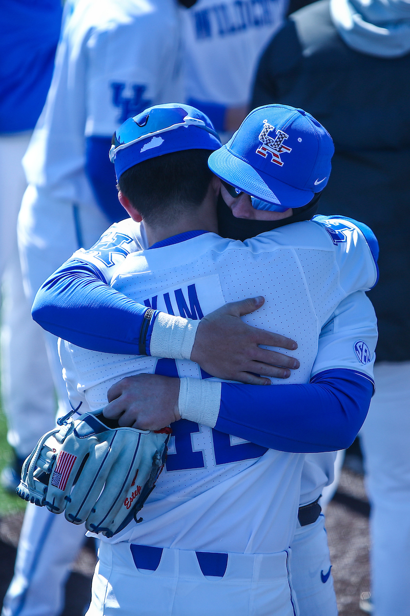 Tanner Kim and Chase Estep.

Kentucky beats High Point 4-3.

Photo by Sarah Caputi | UK Athletics