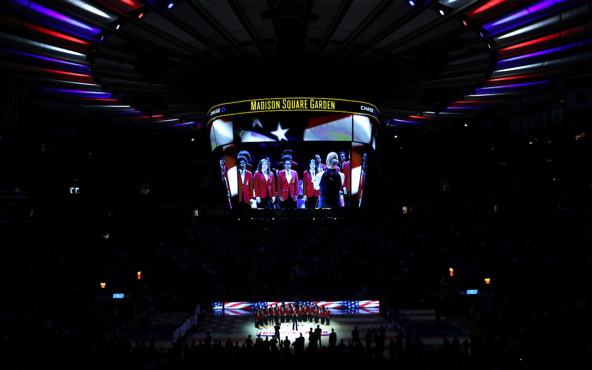 National Anthem at Madison Square Garden. 

UK falls to Seton Hall 84-83. 


Photo By Barry Westerman | UK Athletics