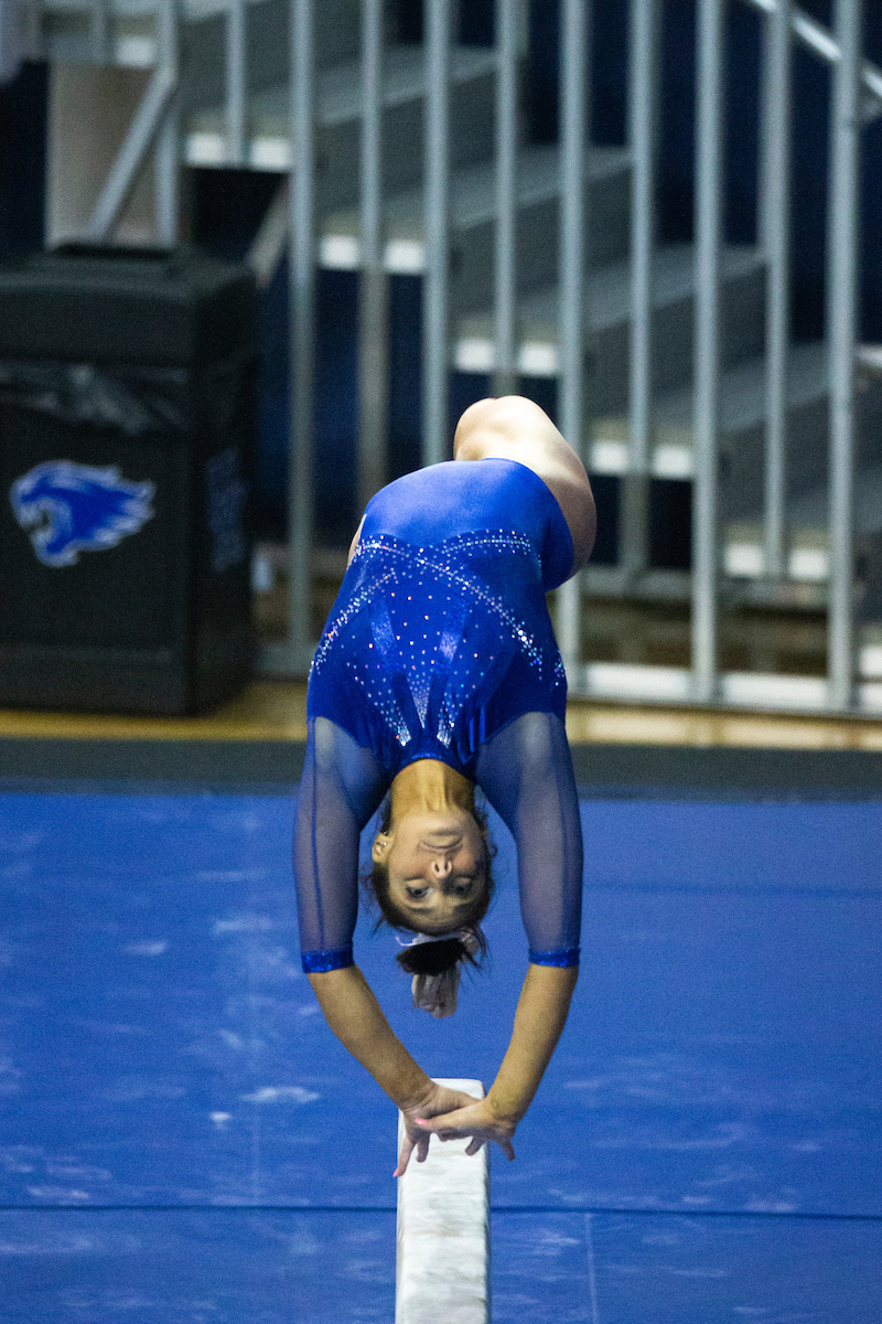 Isabella Magnelli.

Kentucky falls to Alabama 196.775 - 196.350.

Photo by Grace Bradley | UK Athletics