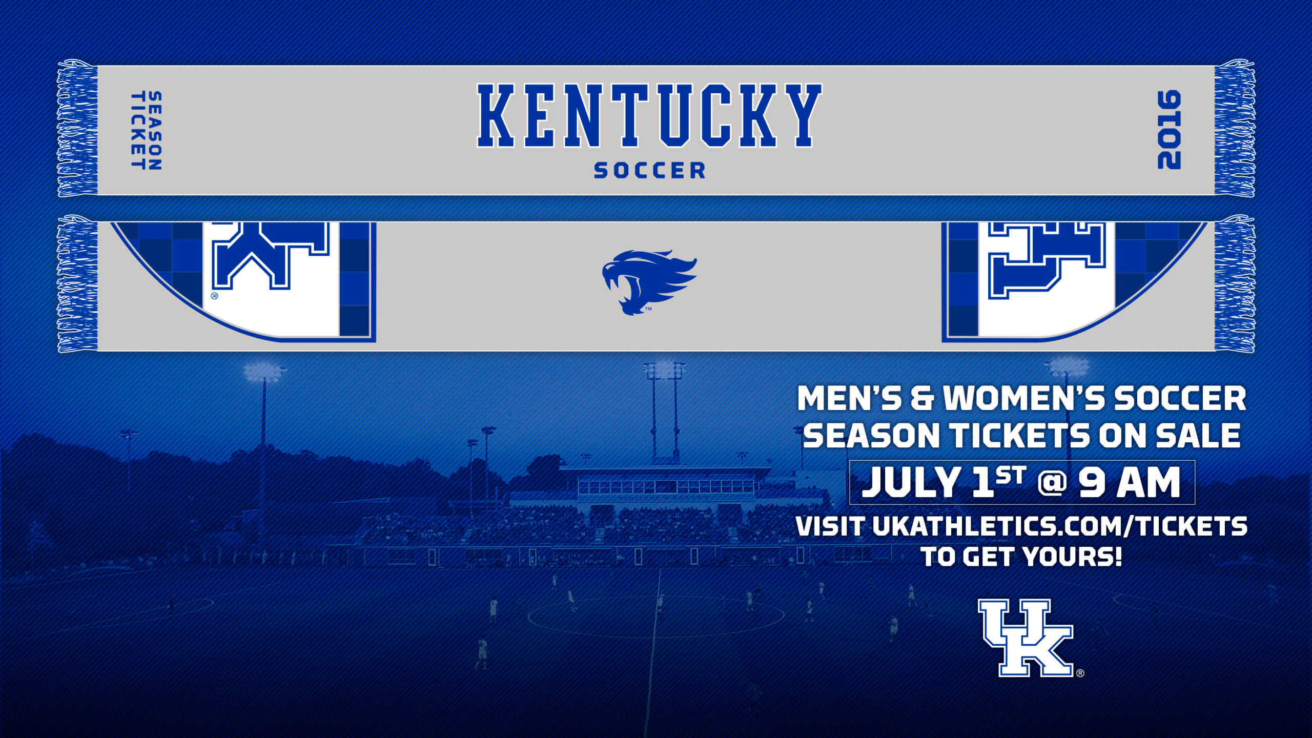 Kentucky Soccer Announces Return of Season Ticket Scarves