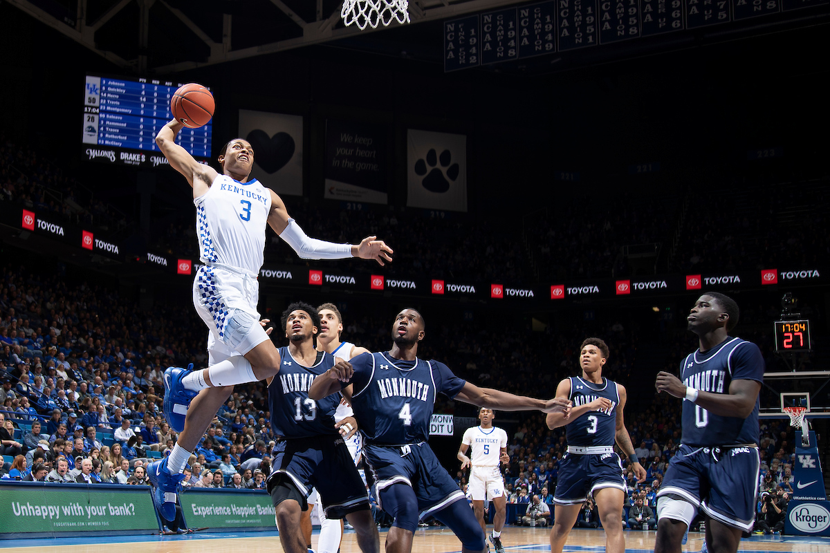 Keldon Johnson.

Kentucky beats Monmouth at Rupp Arena 90-44.

Photo by Chet White | UK Athletics