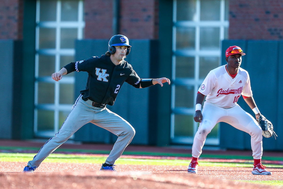 Jase Felker.

Kentucky defeats Jacksonville State 15-1.

Photo by Sarah Caputi | UK Athletics