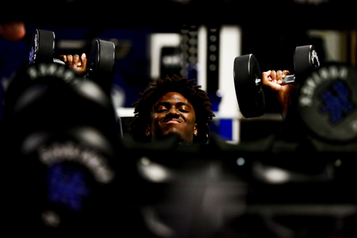 Tyrese Maxey. 

The Kentucky basketball players hard at work during their morning workout session on Friday, July 12th. 

Photo by Eddie Justice | UK Athletics