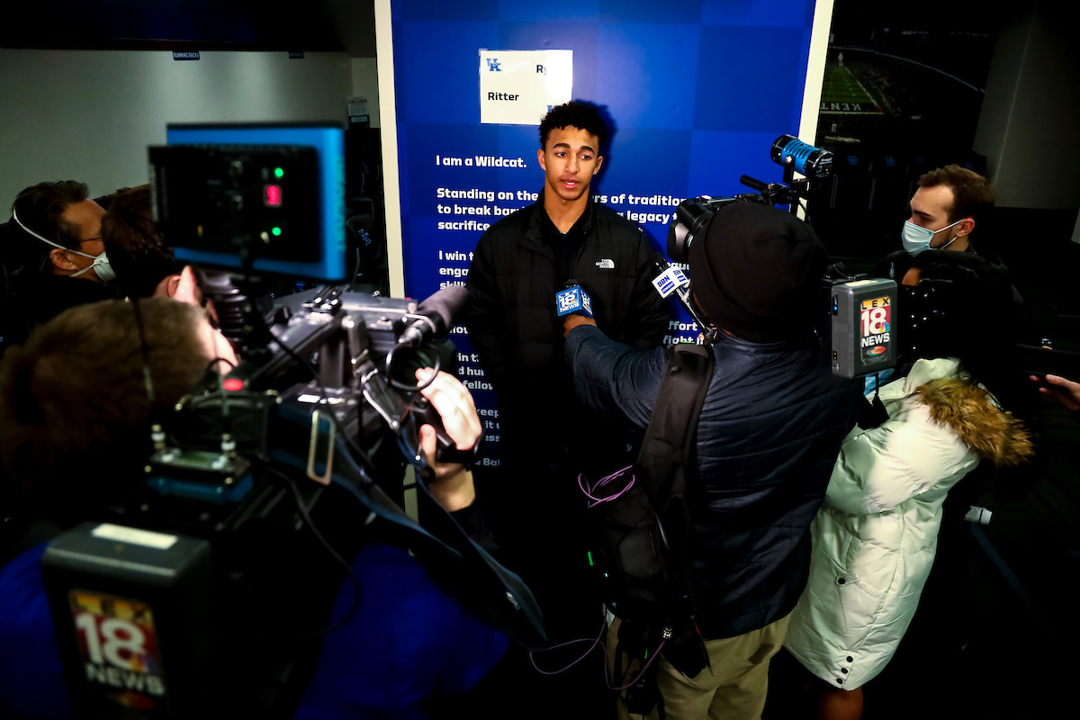 Ryan Ritter.

Kentucky Softball and Baseball media day

Photo by Eddie Justice | UK Athletics