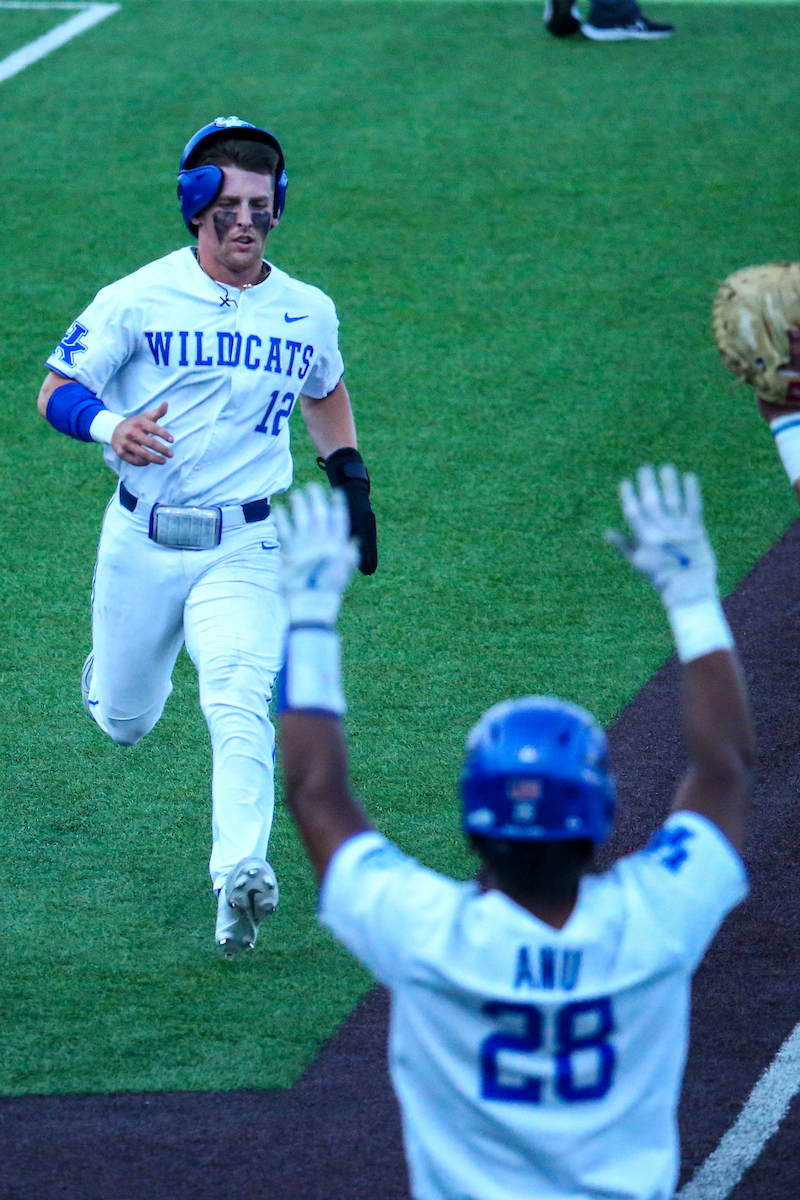 Chase Estep.Kentucky loses to Auburn 3-6.Photo by Sarah Caputi | UK Athletics