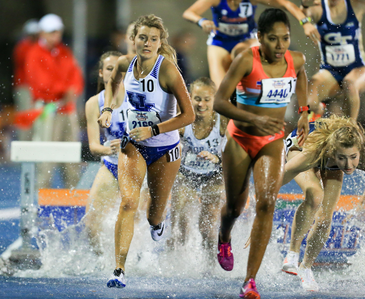 during the Pepsi Florida Relays at James G. Pressly Stadium on Friday, March 29, 2019 in Gainesville, Fla. (Photo by Matt Stamey)