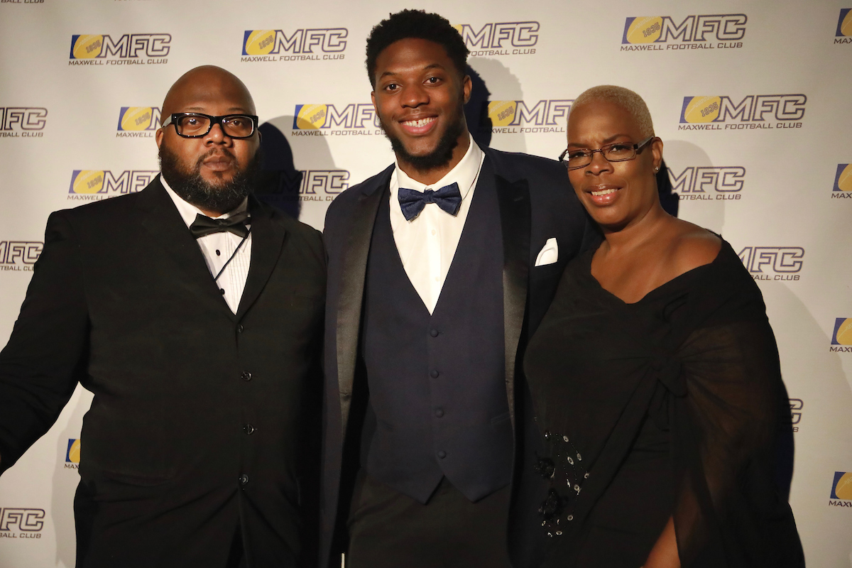 Josh Allen is honored as the 2018 Bednarik Award winner at the Maxwell Football Club Gala on Friday, March 7th, 2019.

Photo by Noah J. Richter | UK Athletics