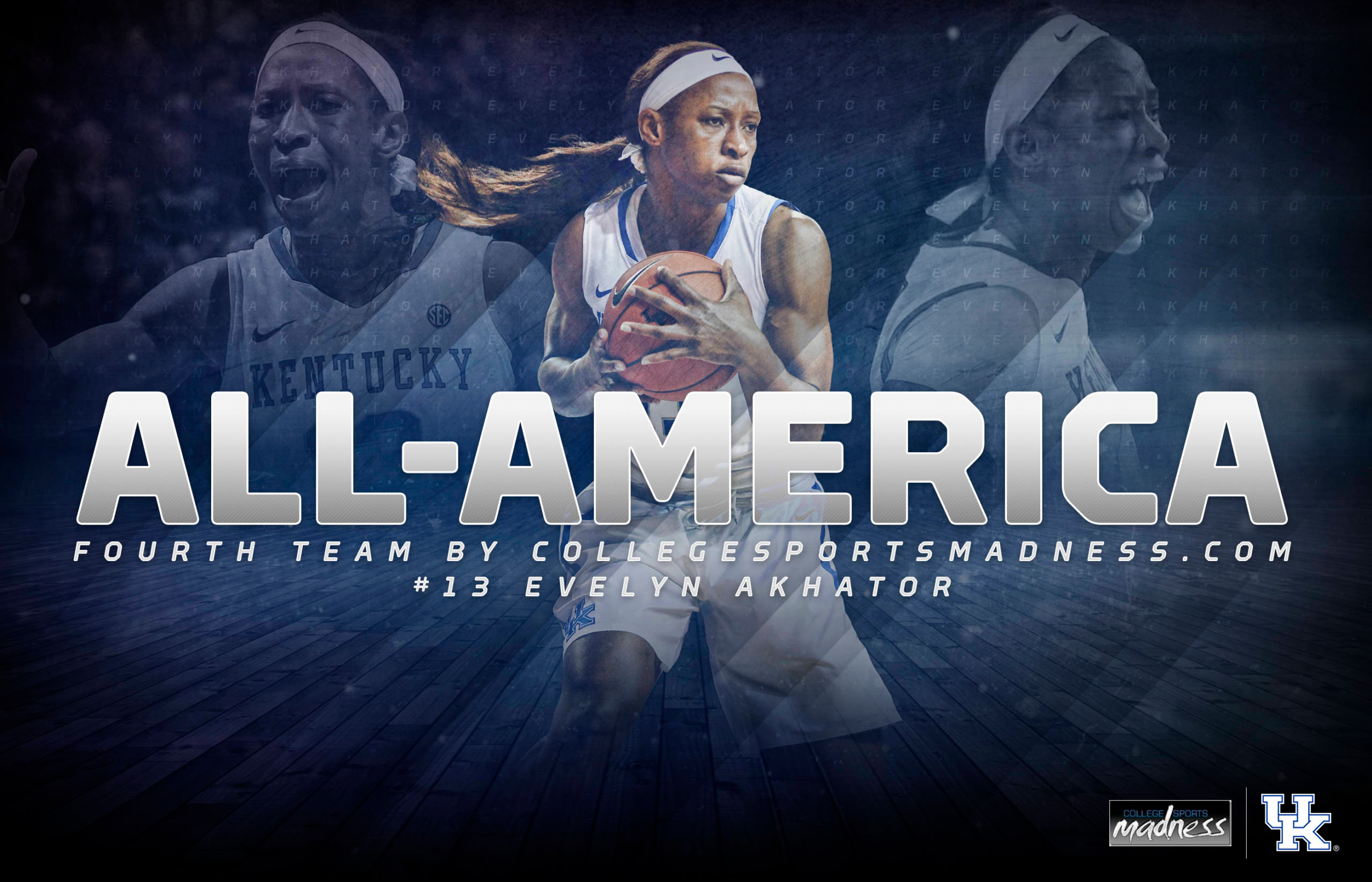 Evelyn Akhator Named Fourth Team All-America by CollegeSportsMadness.com