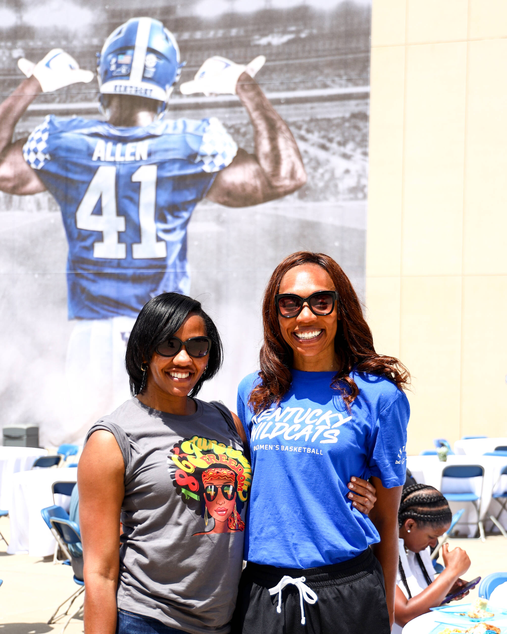 Tiffany Hayden. Kyra Elzy. 

Juneteenth Luncheon.

Photo by Eddie Justice | UK Athletics