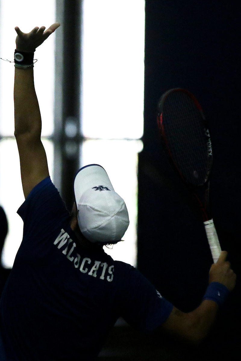Enzo Wallart. 

Kentucky men's tennis falls to Tennessee 0-4 on Sunday, April 14th..

Photo by Eddie Justice | UK Athletics