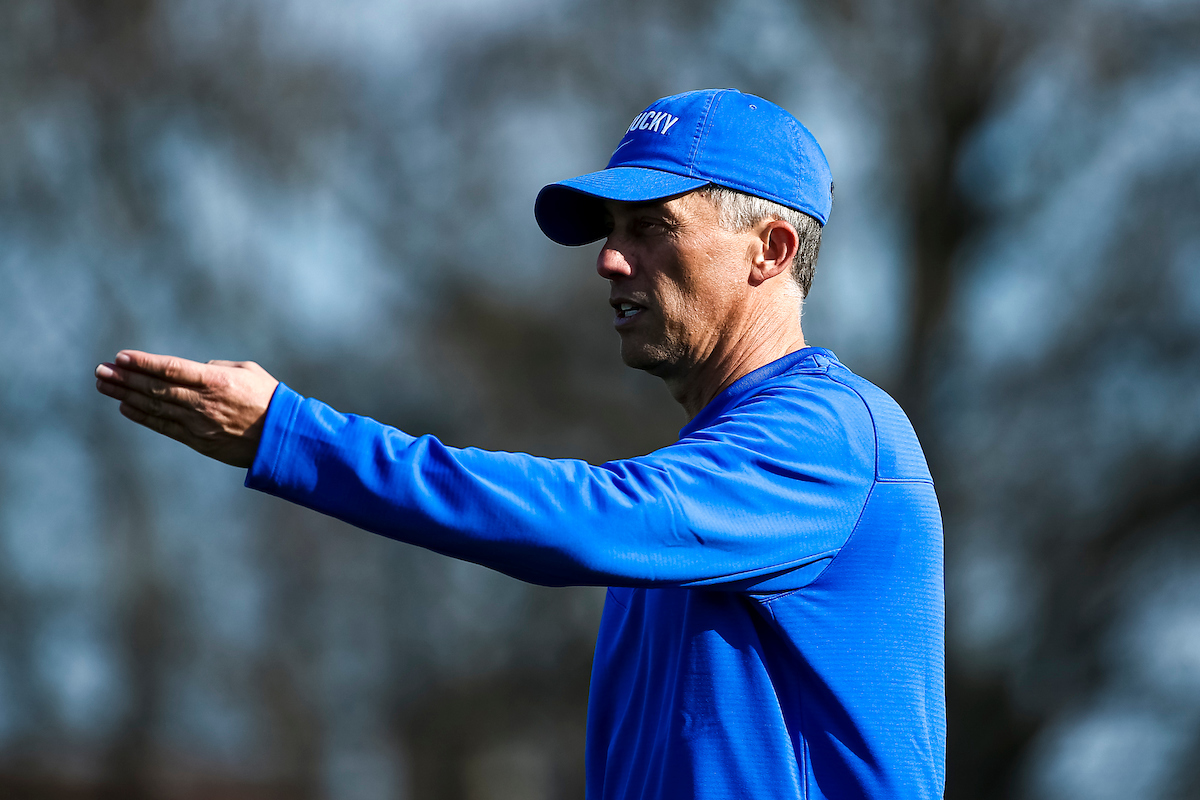 Troy Fabiano.Kentucky Women’s Soccer Practice. Photo by Eddie Justice | UK Athletics