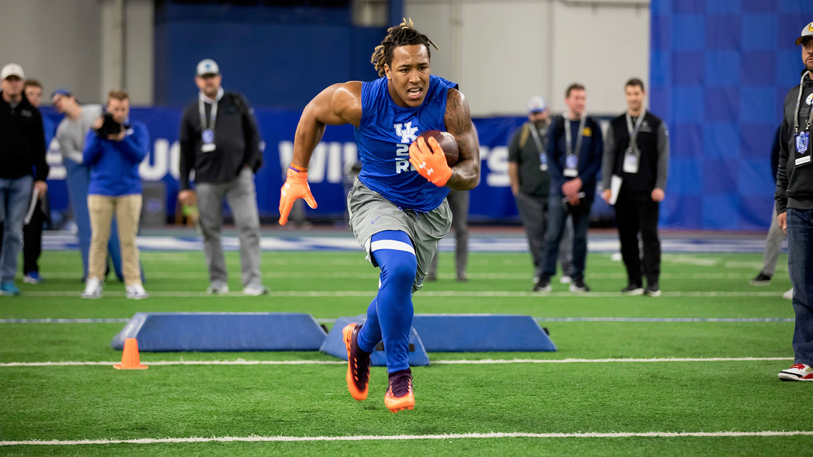 16 Football Cats Participate in Annual Pro Day