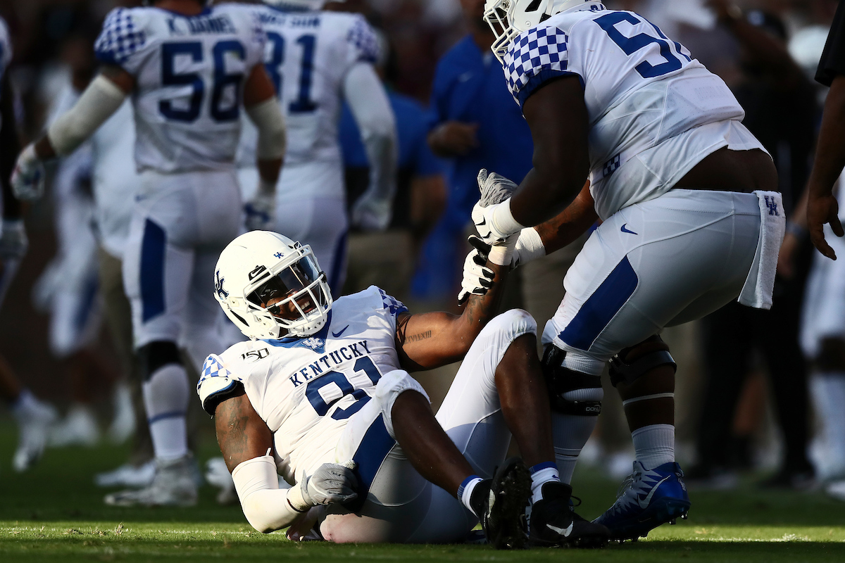 CALVIN TAYLOR JR.

Kentucky falls to Mississippi State, 28-13.

Photo by Elliott Hess | UK Athletics