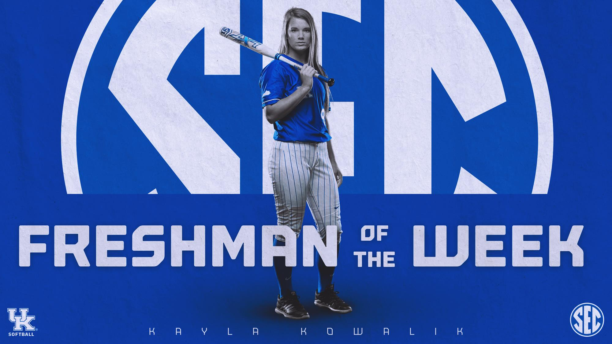 Kayla Kowalik Named SEC Freshman of the Week For Second Time