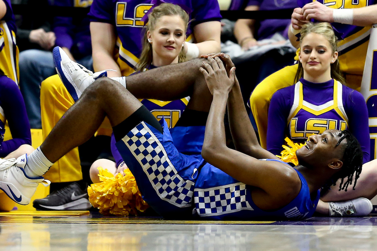 Immanuel Quickley. 

Kentucky beat LSU 79-76.

Photo by Chet White | UK Athletics