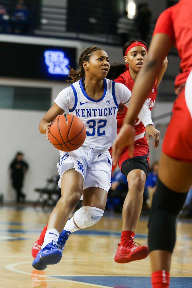 Jaida Roper

Kentucky Women's Basketball falls to Ole Miss. 

Photo by Hannah Phillips  | UK Athletics