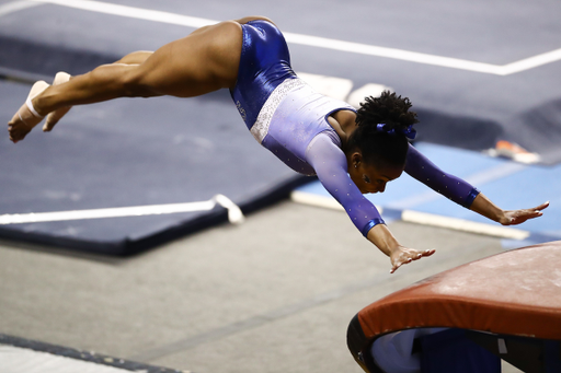 ARIANNA PATTERSON.

Kentucky wins quad meet in Memorial Coliseum Debut.


Photo by Elliott Hess | UK Athletics