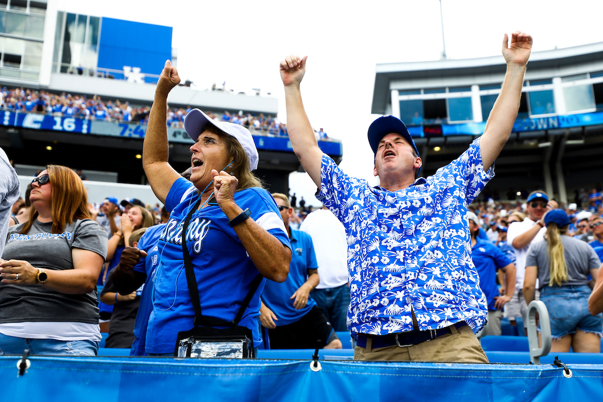 Fans.

UK beats UTC, 28-23.

Photos by Chet White | UK Athletics