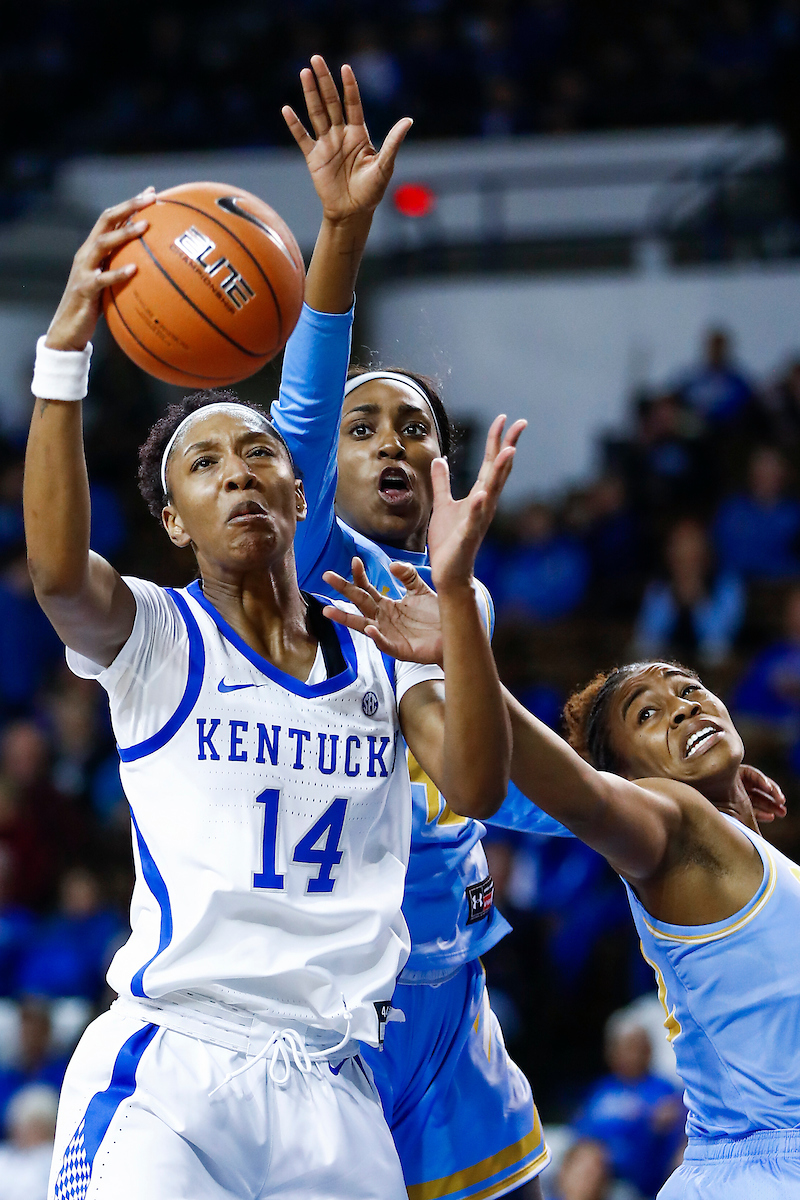 Tatyana Wyatt.

UK women's basketball beat Southern 91-41.

Photo by Chet White | UK Athletics