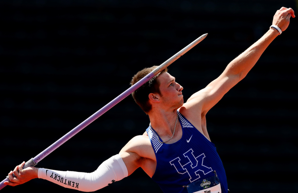 Tim Duckworth.

Day two of the NCAA Track and Field Outdoor National Championships. Eugene, Oregon. Thursday, June 7, 2018.

Photo by Elliott Hess | UK Athletics