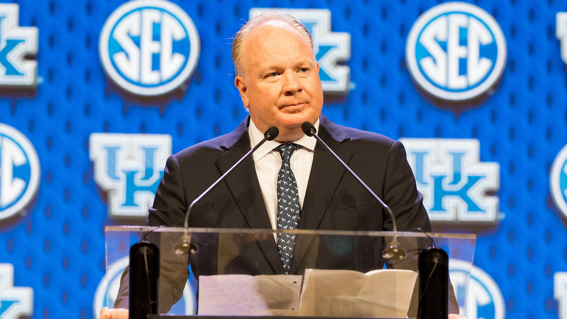 Stoops Talks Longevity, 2024 Team at SEC Media Days