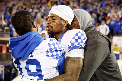 Dorian Baker

UK football beats Louisville 56-10 at Cardinal Stadium. 

Photo by Britney Howard  | UK Athletics