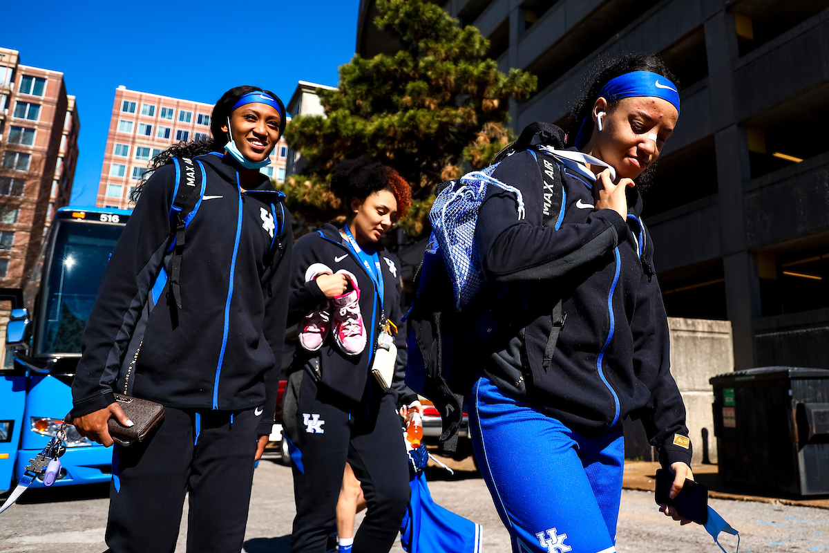Jada Walker. Nyah Leveretter. Treasure Hunt

Kentucky Practice and Vanderbilt for the SEC Tournament.

Photo by Eddie Justice | UK Athletics