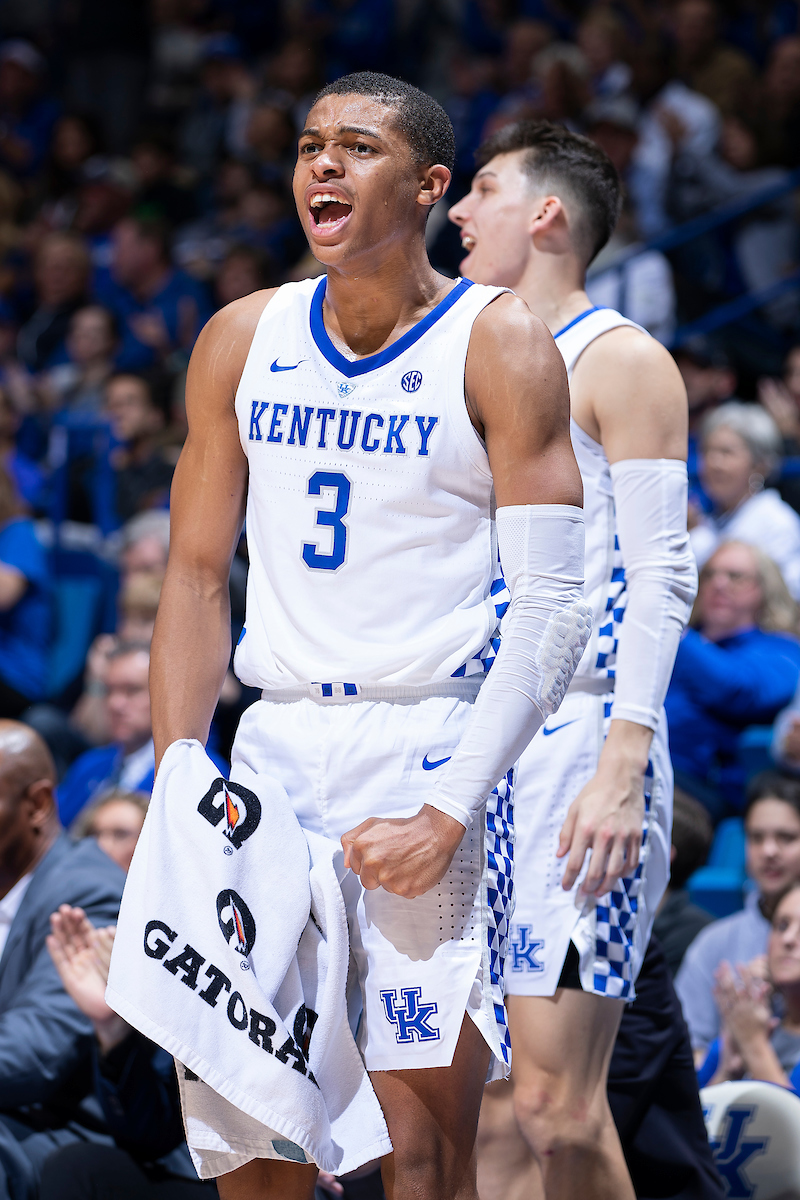 Keldon Johnson.

Men's basketball beat IUP 86-64

Photo by Chet White | UK Athletics