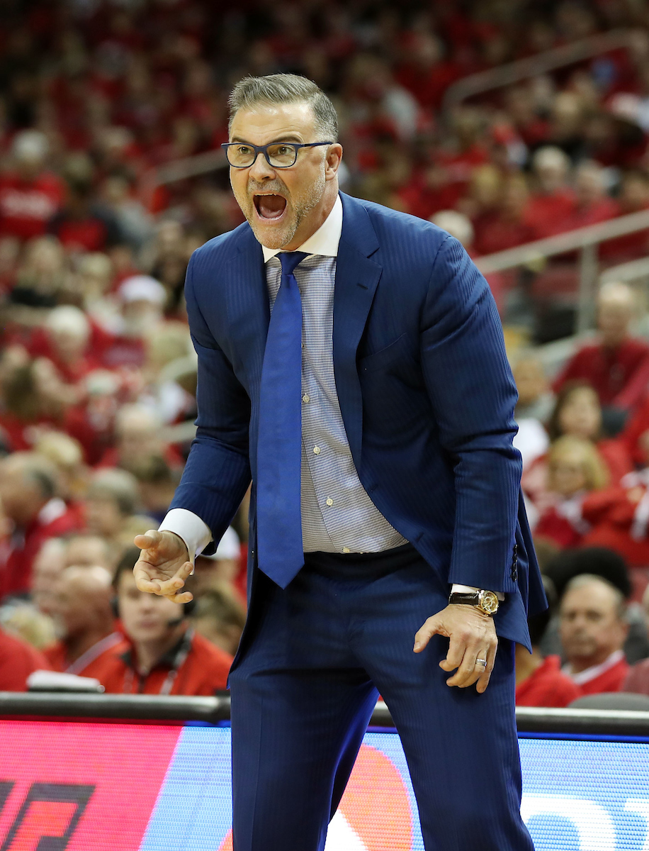 Matthew Mitchell

Women's Basketball loses to Louisville on Sunday, December 9, 2018 at the Yum! Center.  

Photo by Britney Howard  | UK Athletics
