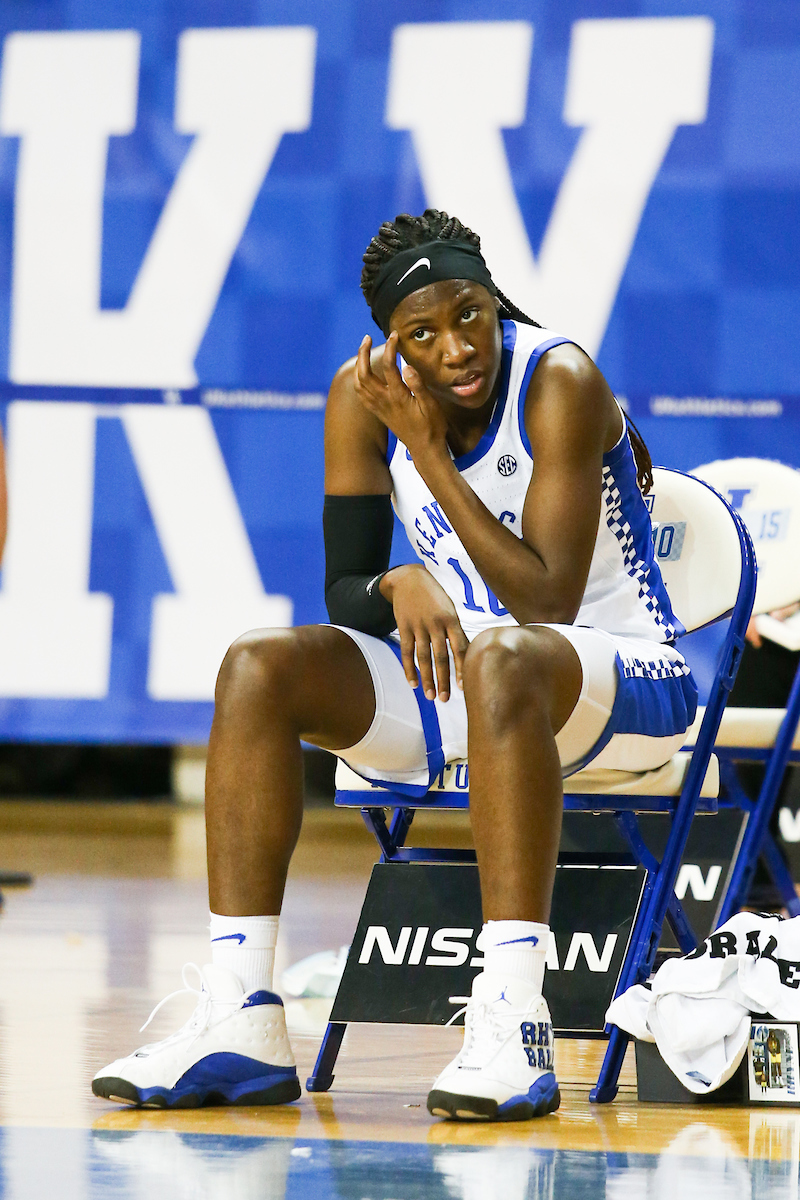Rhyne Howard.

Kentucky falls to South Carolina 75-70.

Photo by Hannah Phillips | UK Athletics