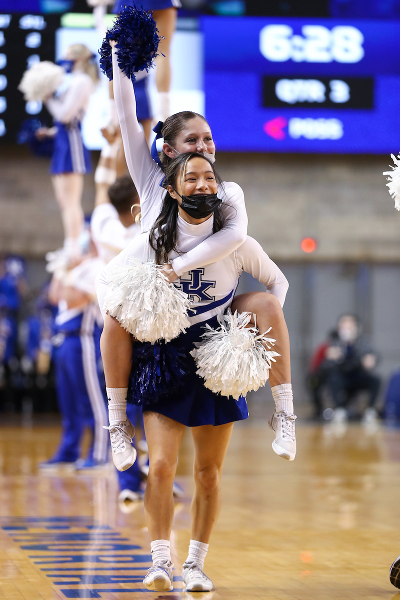 Cheer. Lily Lyon.

Kentucky beats Vanderbilt 69-65.

Photo by Tommy Quarles | UK Athletics