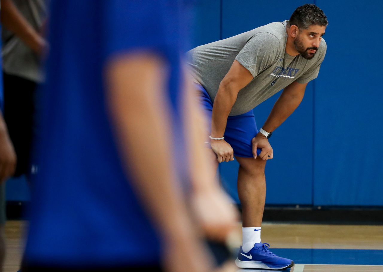 Orlando Antigua.

Summer practice.

Photo by Chet White | UK Athletics