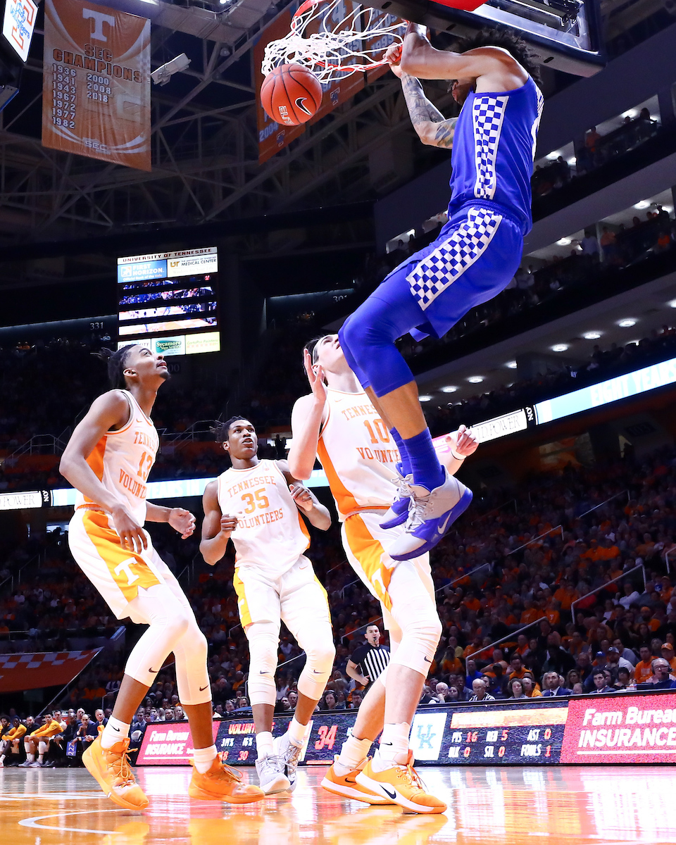 Nick Richards.

Kentucky beat Tennessee, 77-64.

Photo by Elliott Hess | UK Athletics