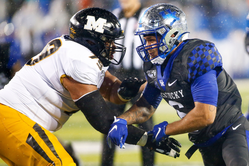 Jared Casey. 

UK beat Missouri 29-7.

Photo By Barry Westerman | UK Athletics