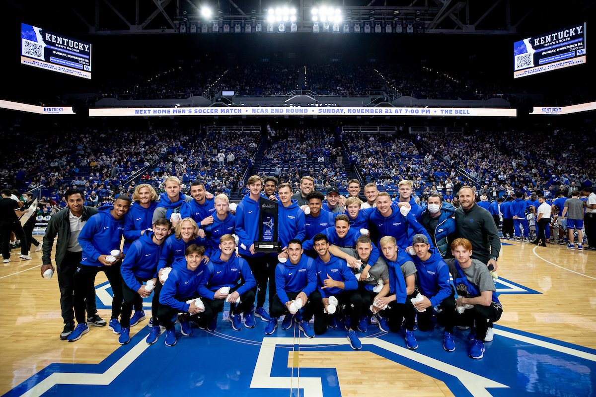 Men’s soccer team.

Kentucky beat Ohio University 77-59.

Photos by Chet White | UK Athletics