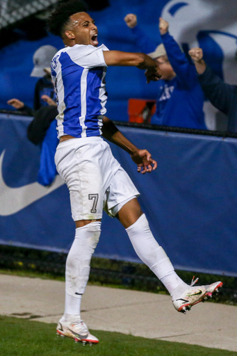 Daniel Evans.

Kentucky beats West Virginia, 1 - 0.

Photo by Sarah Caputi | UK Athletics