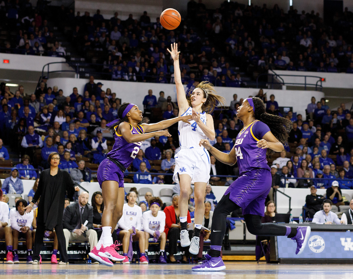 Maci Morris.


The UK women?s basketball team beat LSU on senior day on Sunday, February 24, 2019.

Photo by Elliott Hess | UK Athletics