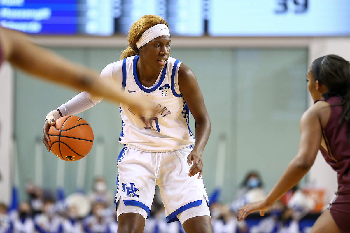 Rhyne Howard.

Kentucky beats Mississippi State 81-74.

Photo by Abbey Cutrer | UK Athletics