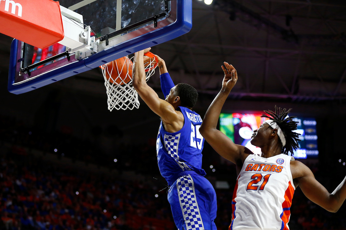 PJ Washington.

Kentucky men's basketball beat Florida 65-54.

Photo by Quinn Foster | UK Athletics
