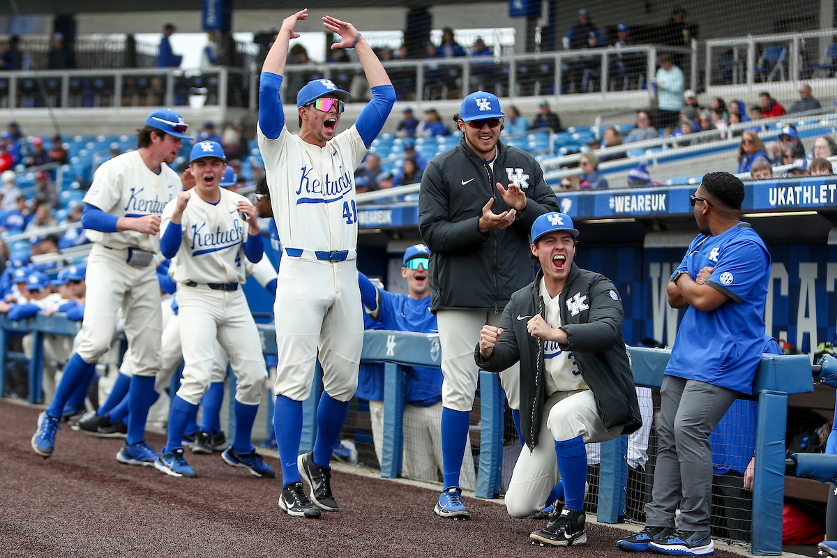 Austin Strickland. Sean Harney. James McCoy. Tanner Kim. 

Kentucky beats Ole Miss 9-2.

Photo by Sarah Caputi | UK Athletics