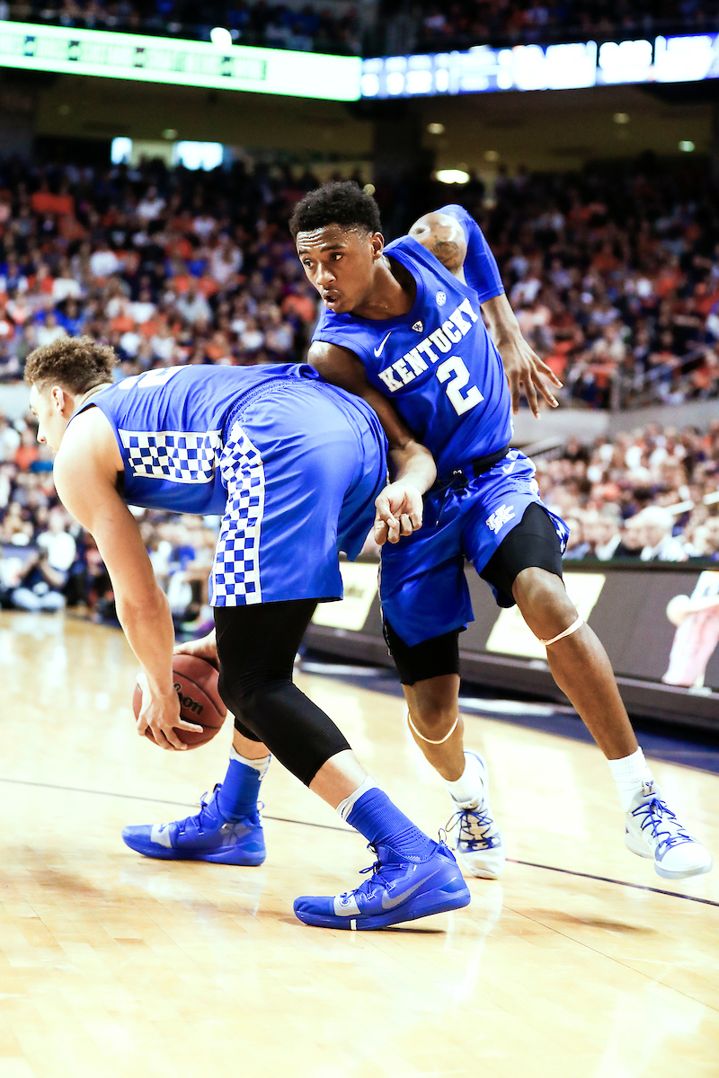 Ashton Hagans. Reid Travis.

Kentucky beat Auburn 82-80 at Auburn Arena in Auburn, AL., on Saturday, January 19, 2019.

Photo by Chet White | UK Athletics