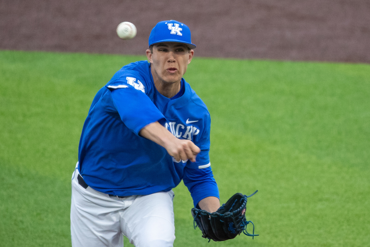 Kentucky Wildcats Tyler Burchett (55)

The UK baseball team beat NKU 5-4 on Wednesday, February 27, 2019.