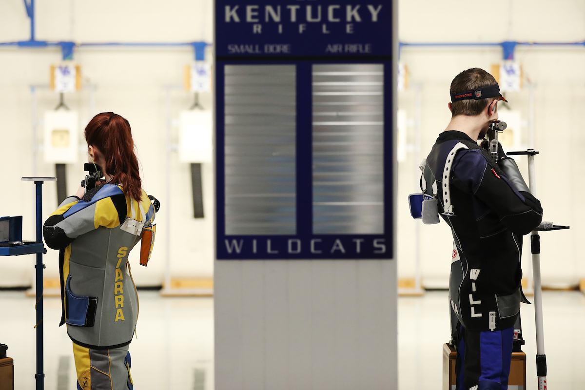 Will Shaner.

UK Rifle hosts Morehead State on Senior Day.

Photo by Quinn Foster | UK Athletics