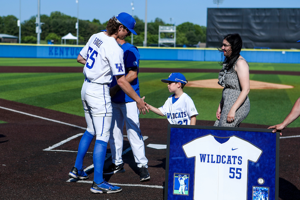 Adam Fogel.

2022 Kentucky Baseball Senior Day.

Photo by Sarah Caputi | UK Athletics