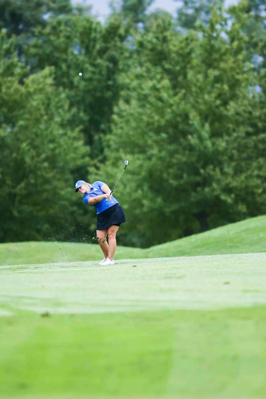 Sarah Fite.

Kentucky women's golf practice at the University Club of Kentucky.

Photo by Grant Lee | UK Athletics