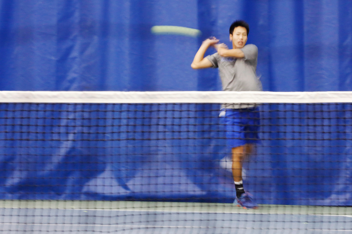 Ryo Matsumura.

University of Kentucky men's tennis hosts Duke.

Photo by Quinn Foster | UK Athletics
