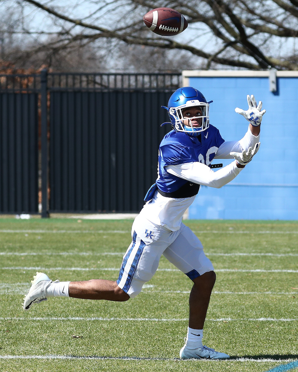 DEMARCUS HARRIS.

Spring Practice.

Photo by Elliott Hess | UK Athletics