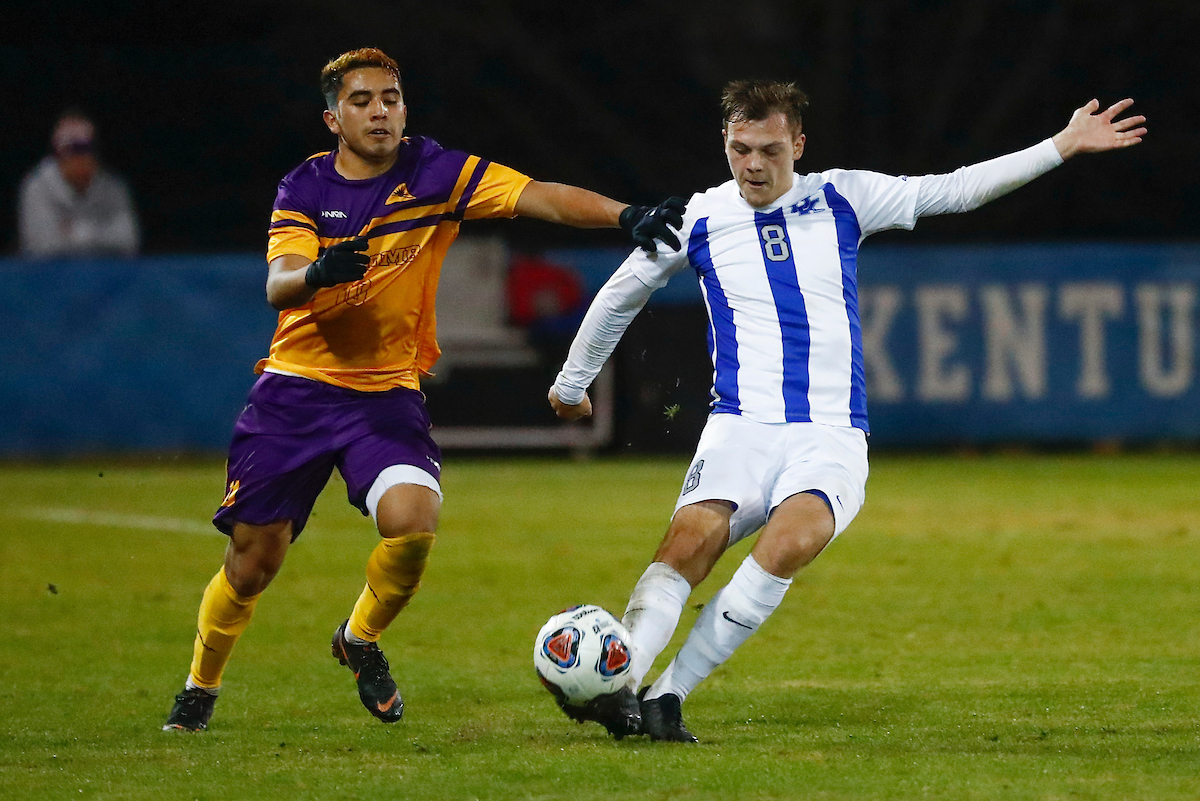 Marcel Meinzer. 

Men's soccer beat Lipscomb 2-1.

Photo by Chet White | UK Athletics