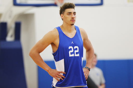 Reid Travis.

The men's basketball practices on Tuesday, July 10th, 2018 at Joe Craft Center in Lexington, Ky.

Photo by Quinlan Ulysses Foster I UK Athletics