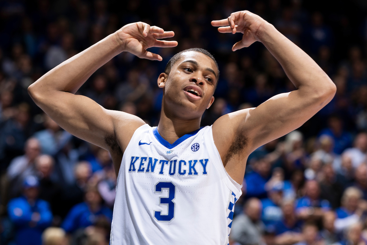 Keldon Johnson.

Kentucky beat Arkansas 70-66.

Photo by Chet White | UK Athletics